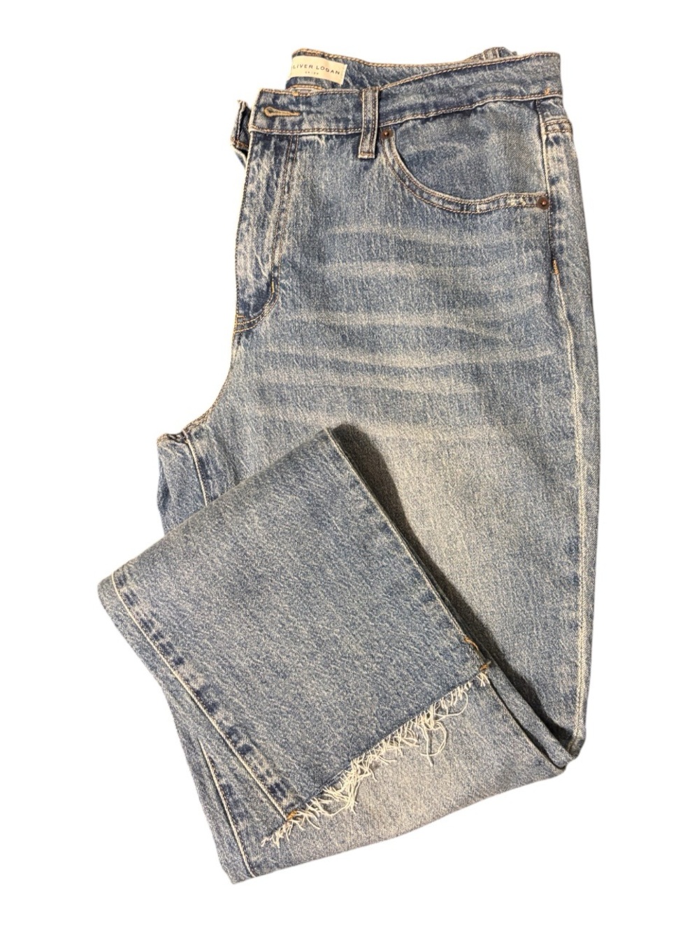 Oliver Logan Raw Hem jeans
